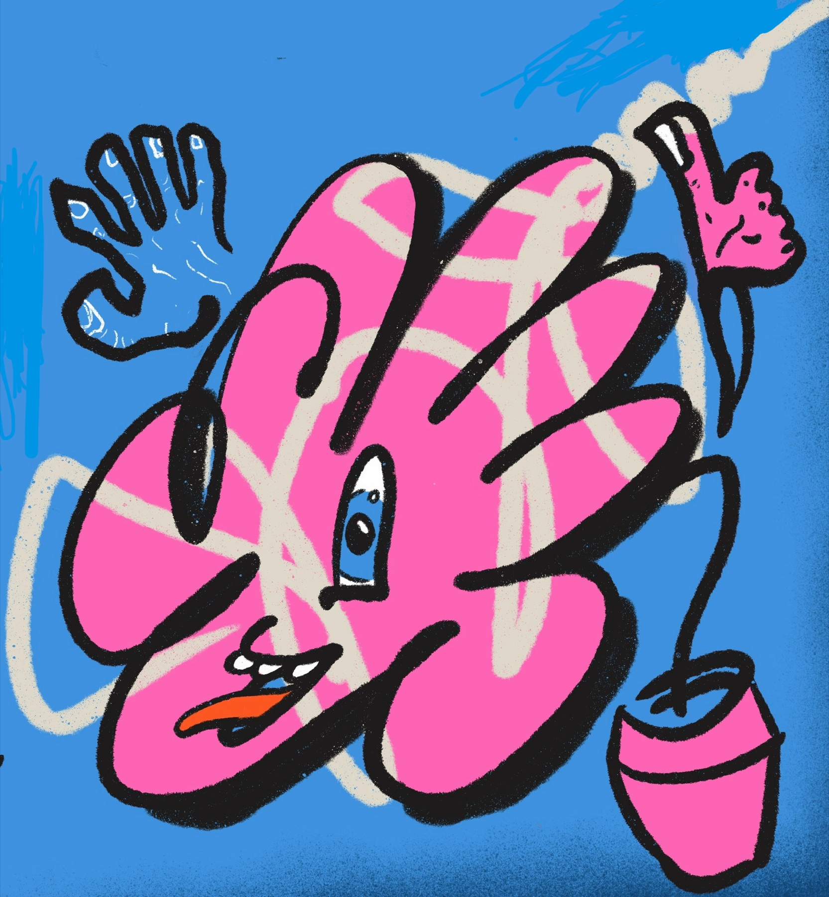 splat pink